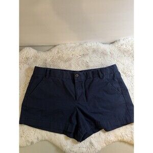 Khakis By Gap Shorts Size 14 Sunkissed Shorts Navy Blue Cotton Womens EUC